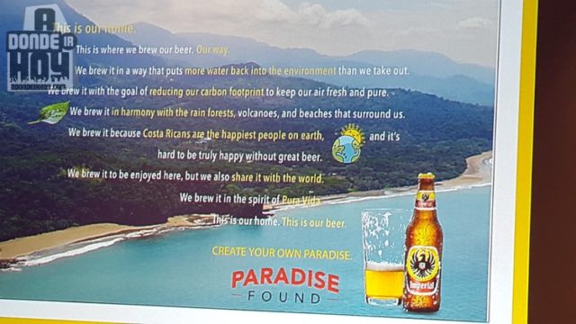 Imperial Beer Water Positive concept Costa Rica - First water positive beer in the world